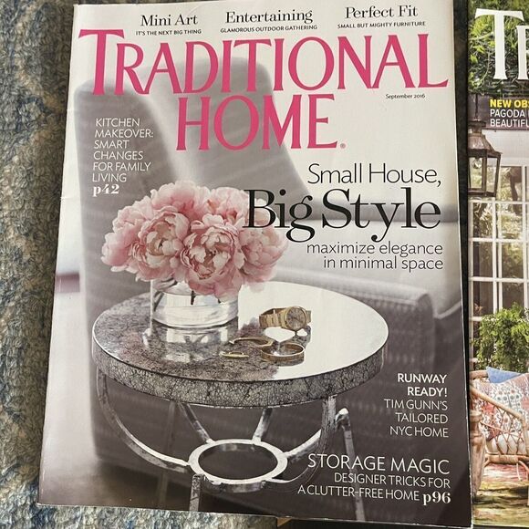 Lot of 3 Traditional Home Magazine Issues 2016 2019 2020 Design Decor - Picture 2 of 7